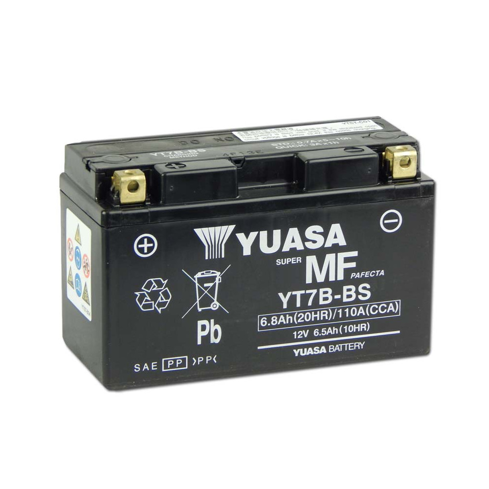 Yuasa YT7B-BS 12V 6,5Ah gondozásmentes AGM (zselés) motor akkumulátor Yuasa YT7B-BS 12V 6,5Ah gondozásmentes AGM (zselés) motor akkumulátor