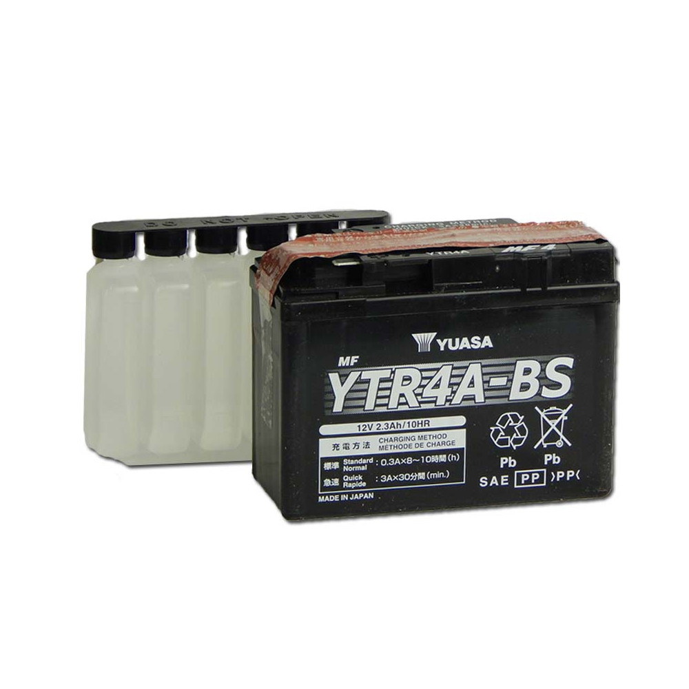 Yuasa YTR4A-BS 12V 2,3Ah gondozásmentes AGM (zselés) motor akkumulátor Yuasa YTR4A-BS 12V 2,3Ah gondozásmentes AGM (zselés) motor akkumulátor
