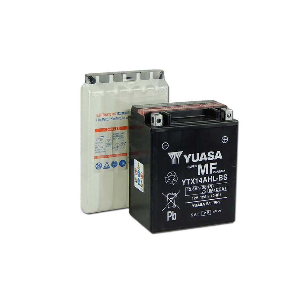 Yuasa YTX14AHL-BS 12V 12Ah gondozásmentes AGM (zselés) motor akkumulátor Yuasa YTX14AHL-BS 12V 12Ah gondozásmentes AGM (zselés) motor akkumulátor