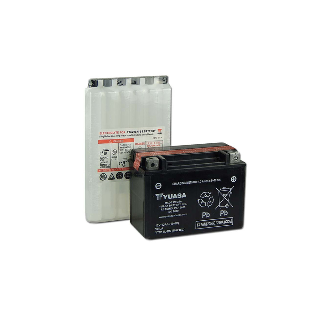 Yuasa YTX15L-BS 12V 13Ah gondozásmentes AGM (zselés) motor akkumulátor