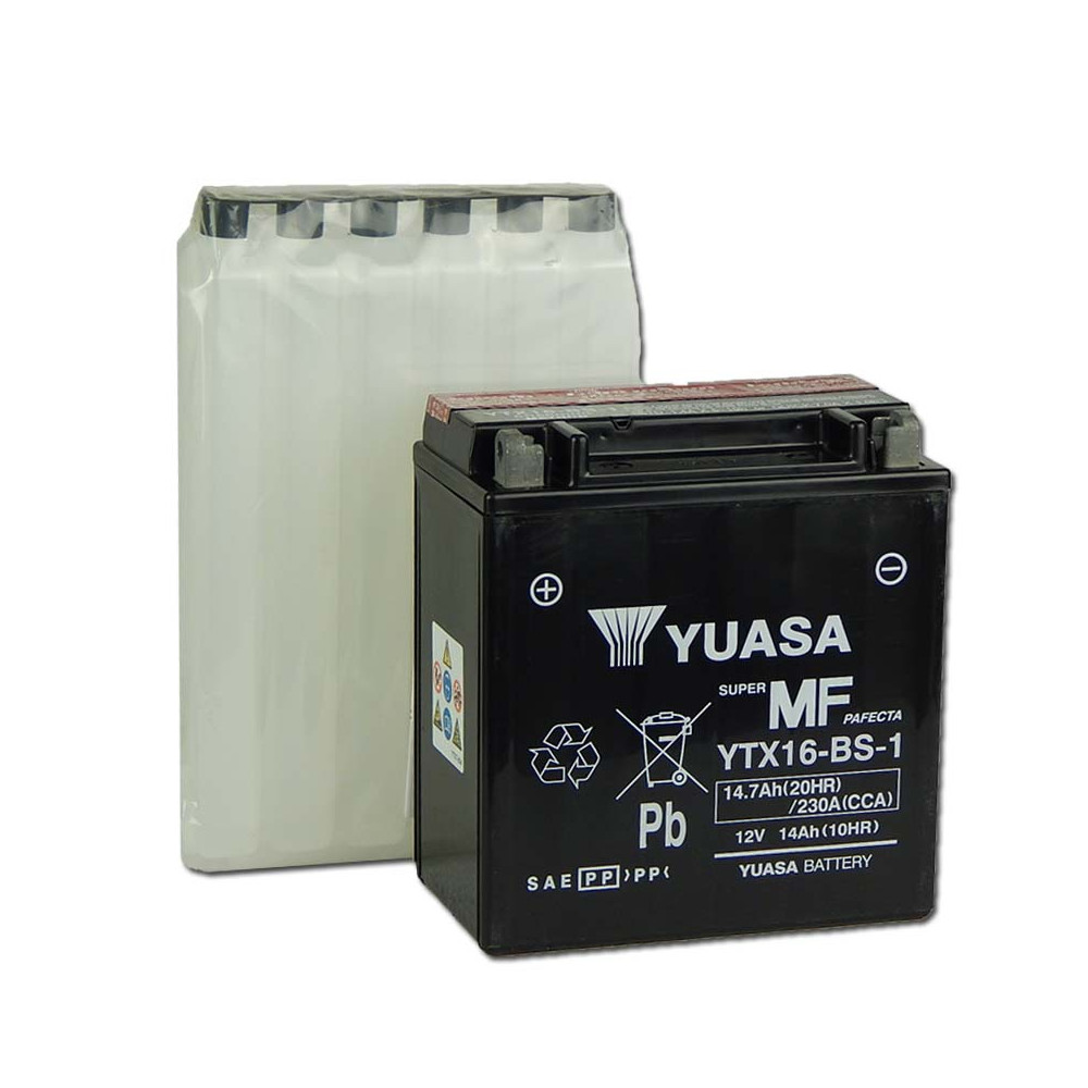Yuasa YTX16-BS 12V 14Ah gondozásmentes AGM (zselés) motor akkumulátor