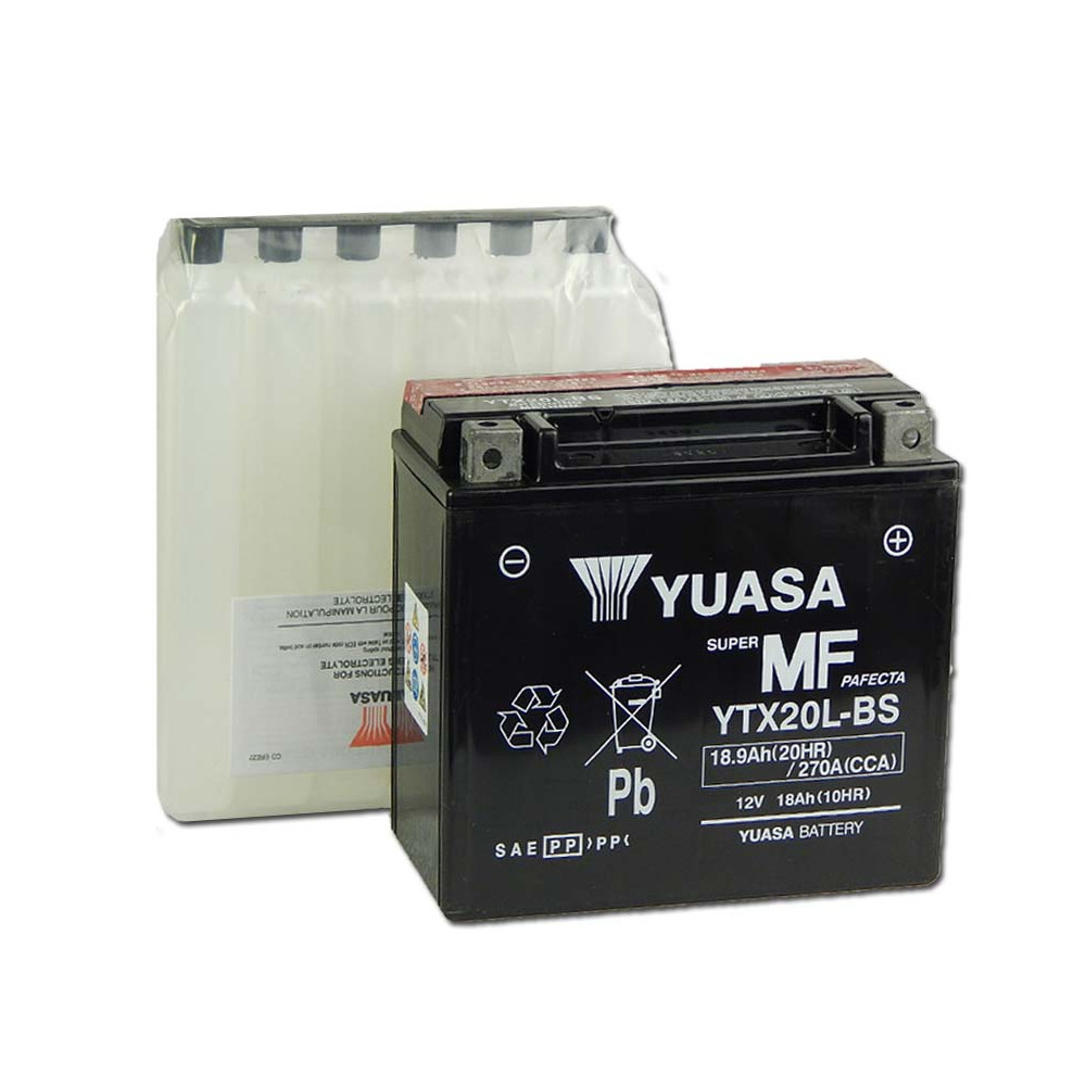 Yuasa YTX20L-BS 12V 18Ah gondozásmentes AGM (zselés) motor akkumulátor