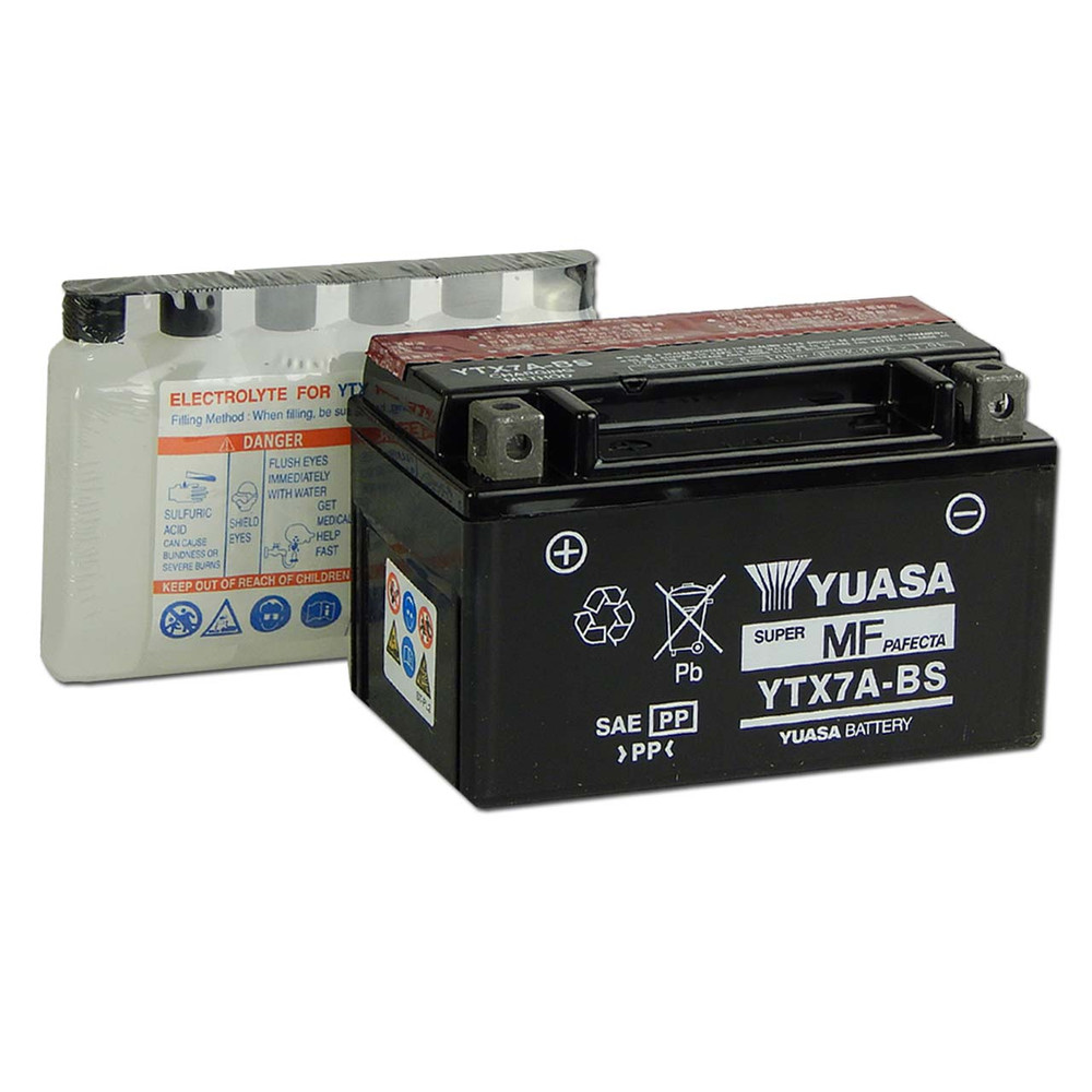 Yuasa YTX7A-BS 12V 6Ah gondozásmentes AGM (zselés) motor akkumulátor Yuasa YTX7A-BS 12V 6Ah gondozásmentes AGM (zselés) motor akkumulátor