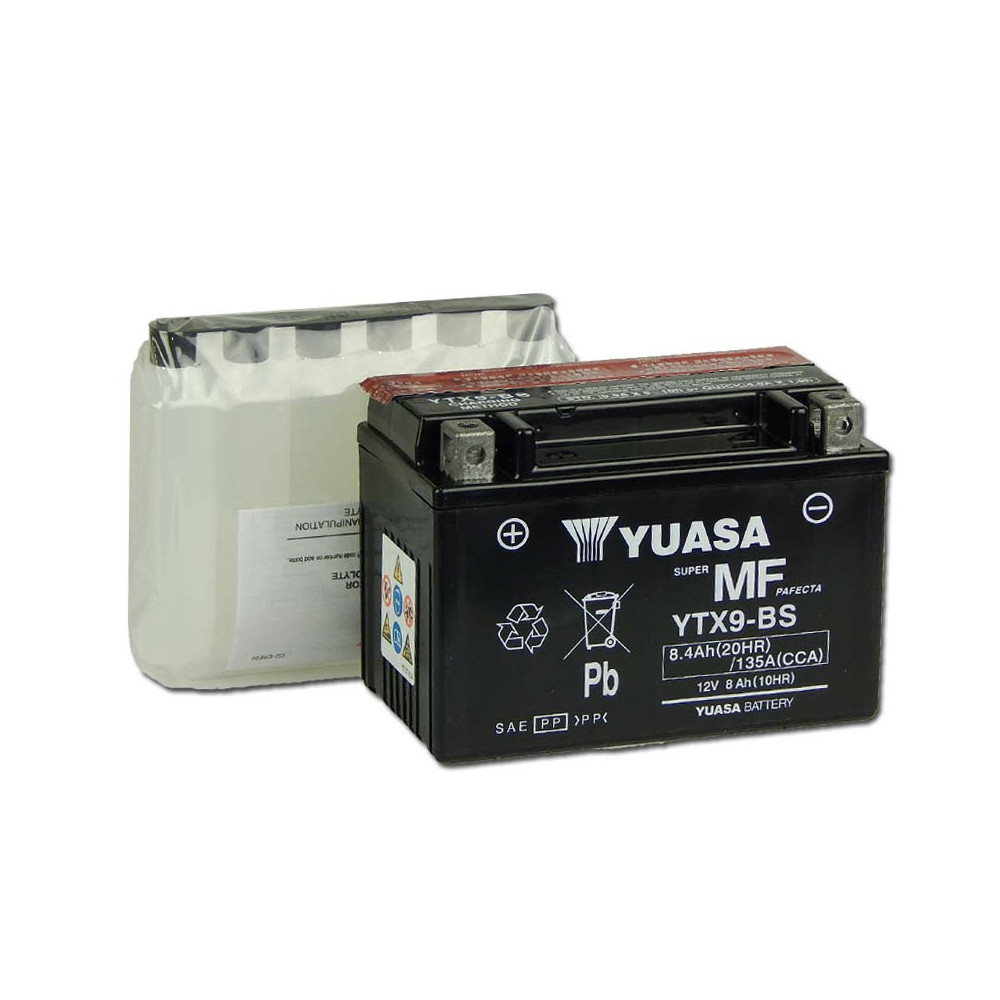 Yuasa YTX9-BS 12V 8Ah gondozásmentes AGM (zselés) motor akkumulátor