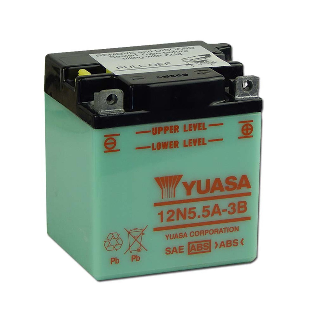 Yuasa12N5,5A-3B 12V 5,5Ah Motor akkumulátor sav nélkül
