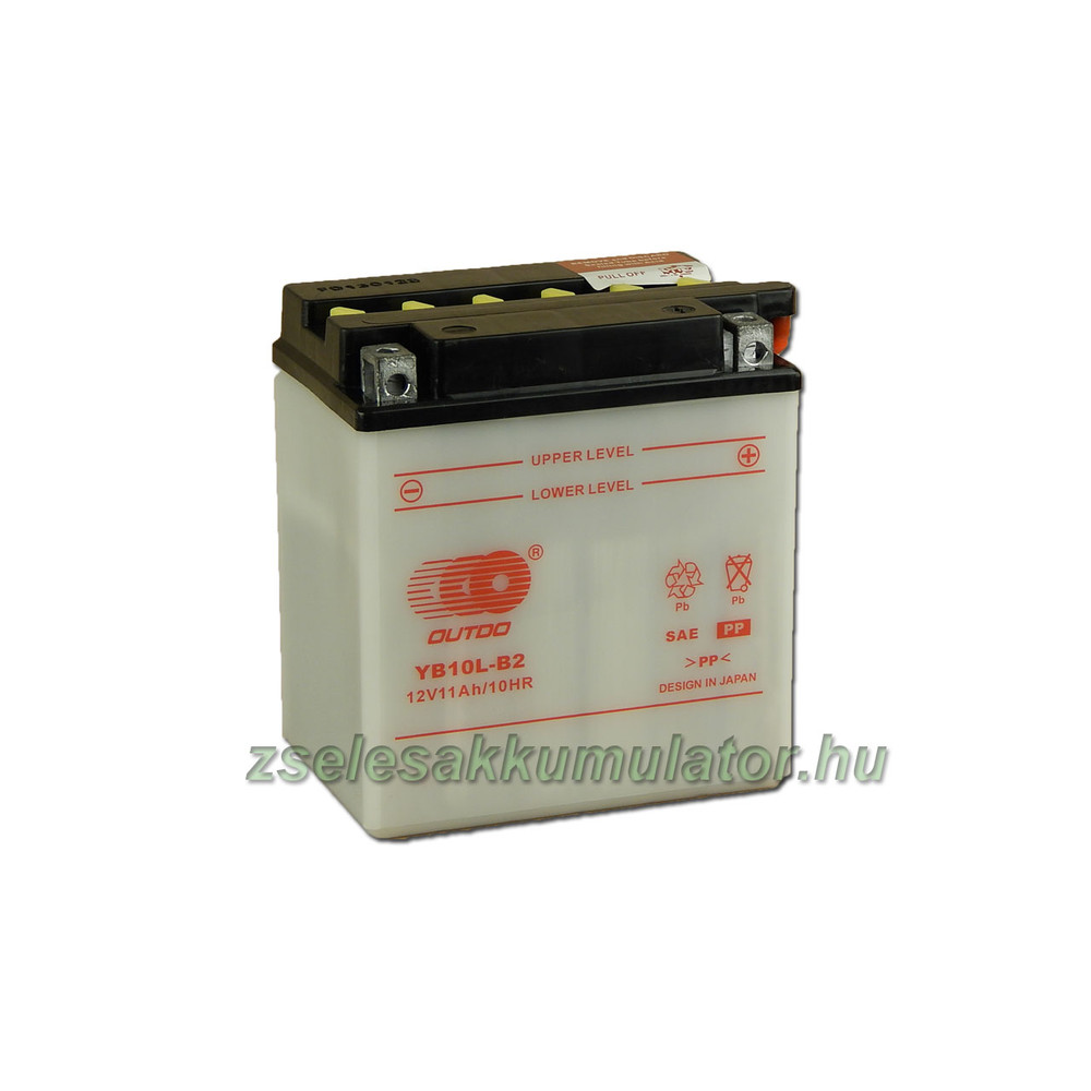 OUTDO YB10L-B2 12V 11Ah Motor akkumulátor sav nélkül OUTDO YB10L-B2 12V 11Ah Motor akkumulátor sav nélkül