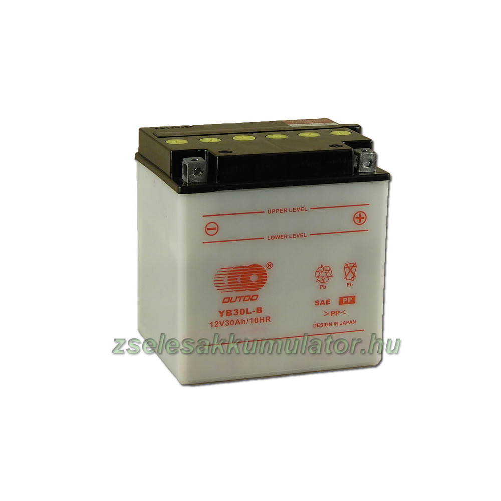 OUTDO YB30L-B 12V 30Ah Motor akkumulátor sav nélkül