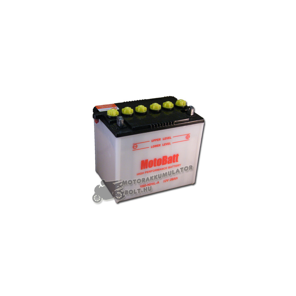 MotoBatt Y60-N24L-A 12V 28Ah Motor akkumulátor sav nélkül MotoBatt Y60-N24L-A 12V 28Ah Motor akkumulátor sav nélkül