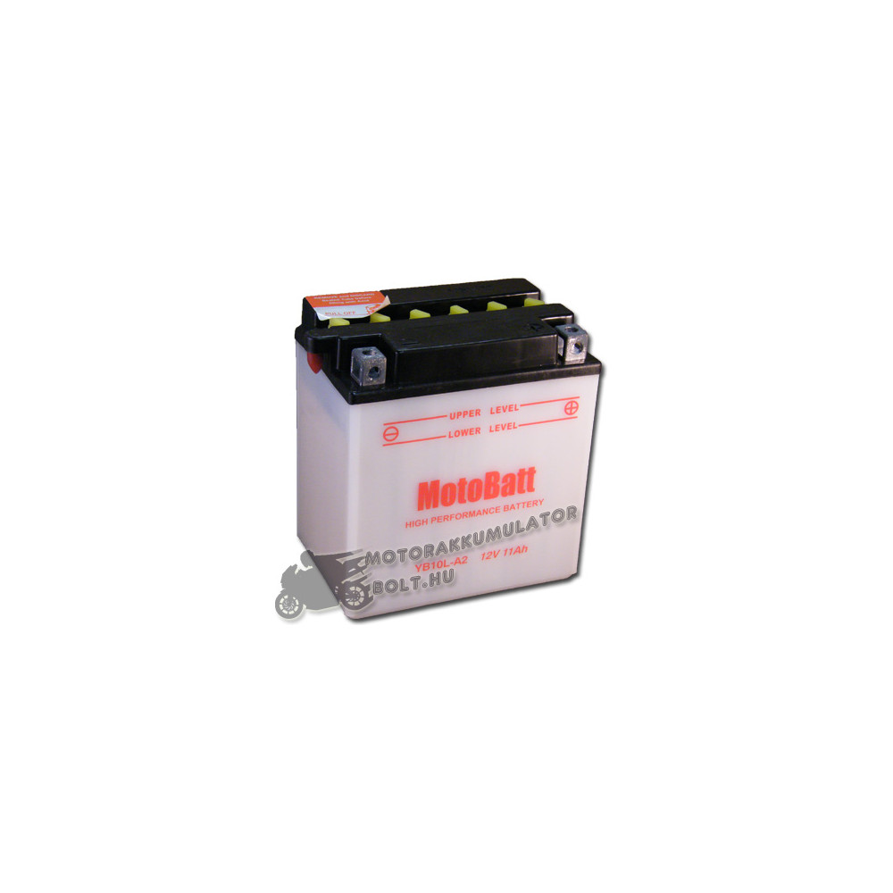 MotoBatt YB10L-A2 12V 11Ah Motor akkumulátor sav nélkül MotoBatt YB10L-A2 12V 11Ah Motor akkumulátor sav nélkül