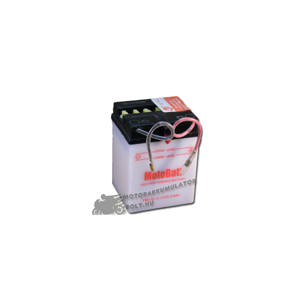 MotoBatt YB2,5L-C-2 12V 2,5Ah Motor akkumulátor sav nélkül MotoBatt YB2,5L-C-2 12V 2,5Ah Motor akkumulátor sav nélkül