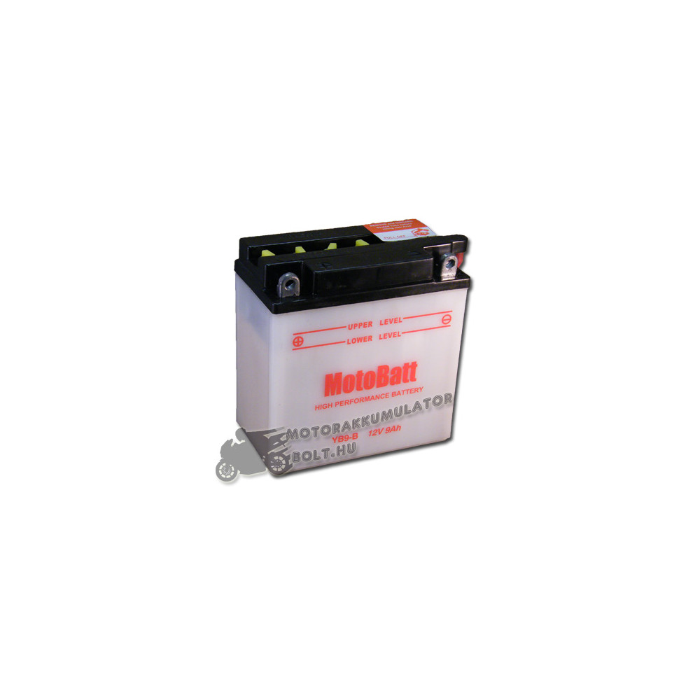 MotoBatt YB9-B 12V 9Ah Motor akkumulátor sav nélkül MotoBatt YB9-B 12V 9Ah Motor akkumulátor sav nélkül
