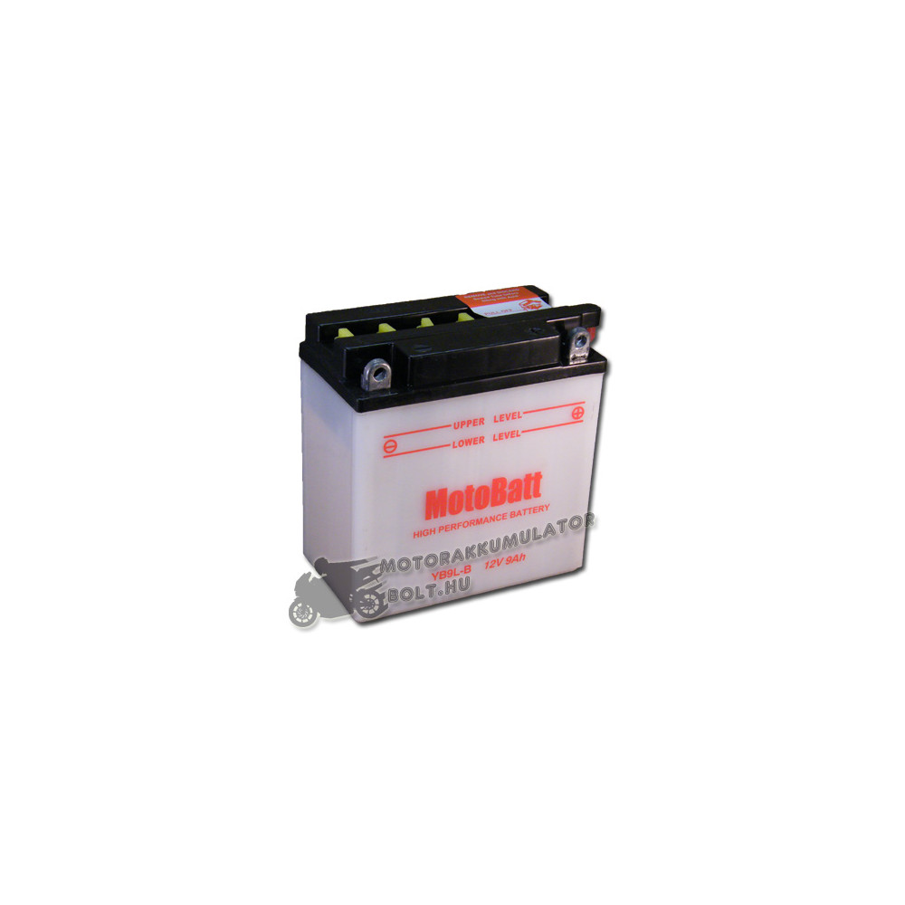 MotoBatt YB9L-B 12V 9Ah Motor akkumulátor sav nélkül MotoBatt YB9L-B 12V 9Ah Motor akkumulátor sav nélkül