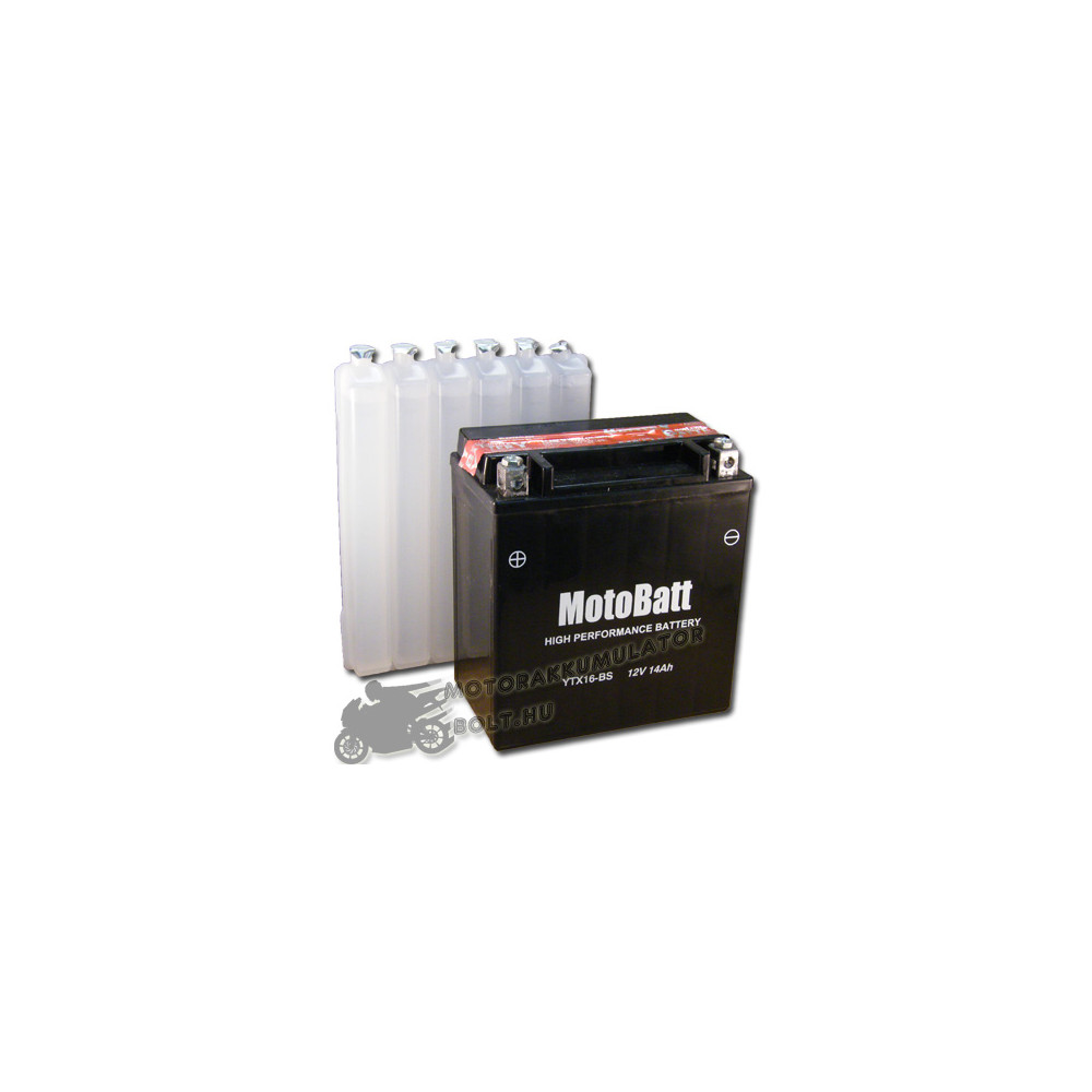 MotoBatt YTX16-BS 12V 14Ah Motor akkumulátor