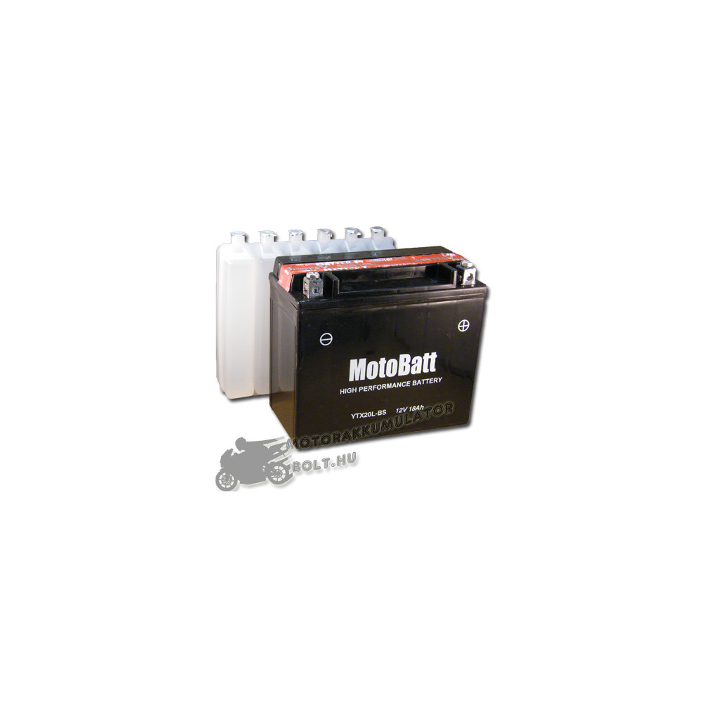 MotoBatt YTX20L-BS 12V 18Ah Motor akkumulátor