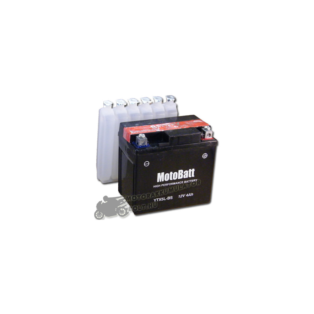 MotoBatt YTX5L-BS 12V 4Ah Motor akkumulátor MotoBatt YTX5L-BS 12V 4Ah Motor akkumulátor