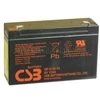 Kép 1/3 - CSB 6V 12Ah GP6120 F2 zselés akkumulátor