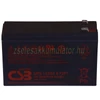 Kép 2/3 - CSB 12V 7,1Ah Zselés Akkumulátor UPS 123606 F2 F1 előnézet