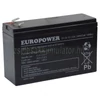 Kép 1/3 - Europower 12V 6Ah F2- F1 zselés akkumulátor