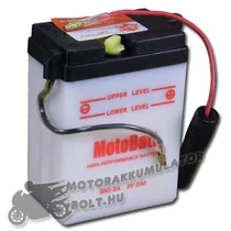 MotoBatt  6N2-2A 6V 2Ah Motor akkumulátor sav nélkül MotoBatt  6N2-2A 6V 2Ah Motor akkumulátor sav nélkül