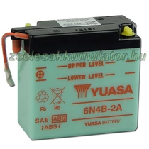 Yuasa 6N4B-2A 6V 4Ah Motor akkumulátor sav nélkül
