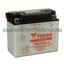 Yuasa Y50-N18A-A 12V 20Ah Motor akkumulátor sav nélkül Yuasa Y50-N18A-A 12V 20Ah Motor akkumulátor sav nélkül