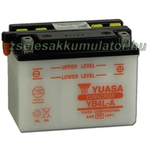 Yuasa YB4L-A 12V 4Ah Motor akkumulátor sav nélkül