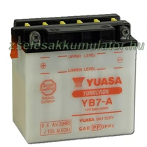 Yuasa YB7-A 12V 8Ah Motor akkumulátor sav nélkül Yuasa YB7-A 12V 8Ah Motor akkumulátor sav nélkül
