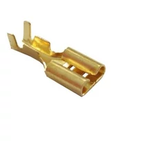 Réz csúszó saru aljzat 6,3 mm Réz csúszó saru aljzat 6,3 mm