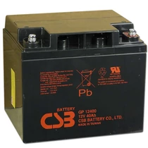CSB 12V 40Ah Zselés Akkumulátor GP 12400  CSB 12V 40Ah Zselés Akkumulátor GP 12400