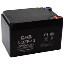 D.A.B. 6-DZF-13 12V 18Ah Ciklikus Grafén zselés akkumulátor elektromos kerékpárba