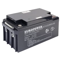 Europower 12V 75Ah EV75-12 zselés akkumulátor