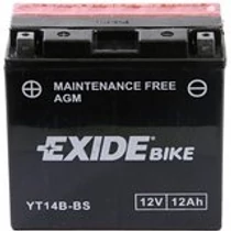 Exide ET14B-BS (YT14B-BS) 12V 12Ah gondozásmentes AGM (zselés) motor akkumulátor Exide ET14B-BS (YT14B-BS) 12V 12Ah gondozásmentes AGM (zselés) motor akkumulátor