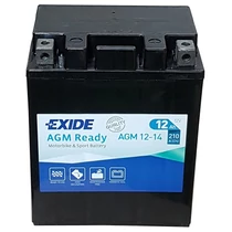 Exide AGM12-14 (YTX14L-BS) 12V 12Ah gondozásmentes AGM (zselés) motor akkumulátor