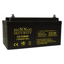 Honnor Security 12V 65Ah zselés akkumulátor