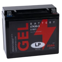 Landport GEL LTX20-3 12V 18Ah gondozásmentes AGM (zselés) motor akkumulátor
