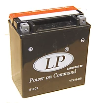 Landport YTX16-BS 12V 14Ah gondozásmentes AGM (zselés) motor akkumulátor