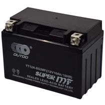 OUTDO YT12A-BS 12V 10Ah Motor akkumulátor