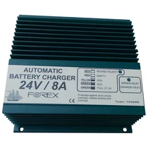 24V 8A töltő csipeszes csatlakozóval