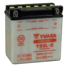Yuasa YB9L-B 12V 9Ah Motor akkumulátor Yuasa YB9L-B 12V 9Ah Motor akkumulátor