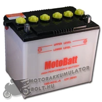 MotoBatt Y60-N24L-A 12V 28Ah Motor akkumulátor sav nélkül MotoBatt Y60-N24L-A 12V 28Ah Motor akkumulátor sav nélkül