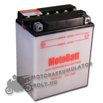 MotoBatt YB14-A2 12V 14Ah Motor akkumulátor sav nélkül MotoBatt YB14-A2 12V 14Ah Motor akkumulátor sav nélkül