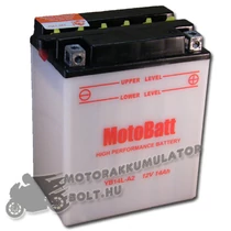 MotoBatt YB14L-A2 12V 14Ah Motor akkumulátor sav nélkül MotoBatt YB14L-A2 12V 14Ah Motor akkumulátor sav nélkül