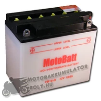 MotoBatt YB16-B 12V 19Ah Motor akkumulátor sav nélkül MotoBatt YB16-B 12V 19Ah Motor akkumulátor sav nélkül