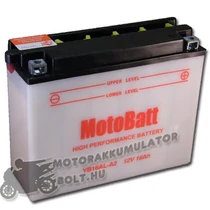 MotoBatt YB16AL-A2 12V 16Ah Motor akkumulátor sav nélkül MotoBatt YB16AL-A2 12V 16Ah Motor akkumulátor sav nélkül