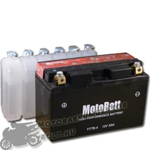 MotoBatt YT7B-4 12V 6,5Ah Motor akkumulátor MotoBatt YT7B-4 12V 6,5Ah Motor akkumulátor
