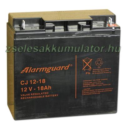 Alarmguard 12V 18Ah Zselés akkumulátor CJ 12-18