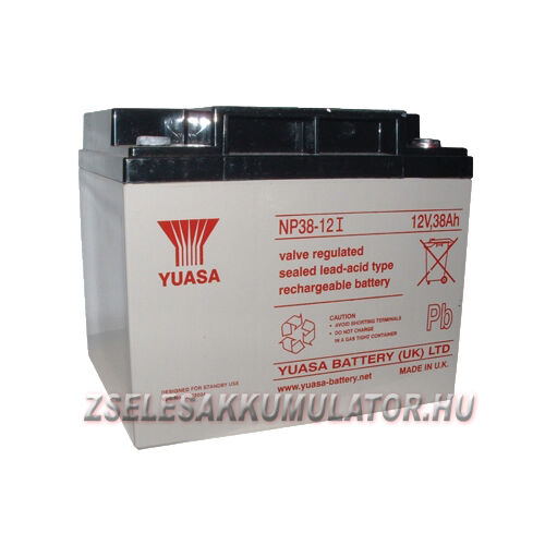 Yuasa 12V 38Ah Zselés akkumulátor