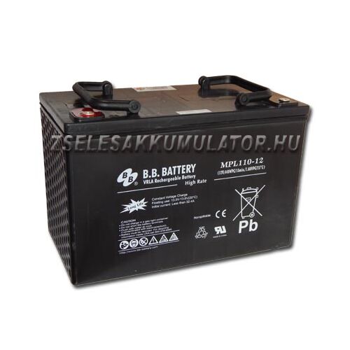 BB Battery 12V 110Ah Zselés akkumulátor