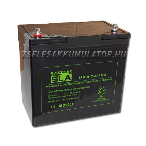 12V 55Ah SLA zselés akkumulátor