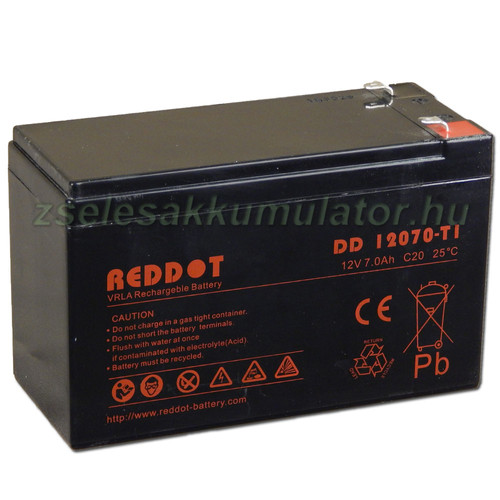 Reddot 12v 7ah Zseles Akkumulator